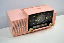 画像をギャラリービューアに読み込む, SOLD! - Dec 7, 2019 - Princess Pink 1957 General Electric Model 912D Tube AM Clock Radio Sounds and Looks Lovely! - [product_type} - General Electric - Retro Radio Farm