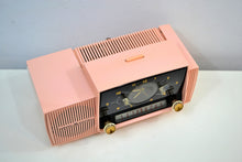 画像をギャラリービューアに読み込む, SOLD! - Dec 7, 2019 - Princess Pink 1957 General Electric Model 912D Tube AM Clock Radio Sounds and Looks Lovely! - [product_type} - General Electric - Retro Radio Farm