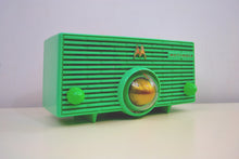 Charger l&#39;image dans la galerie, SOLD! - Dec 5, 2019 - Surf Green 1957 Motorola 56H Turbine Vintage Tube AM Radio Mint! - [product_type} - Motorola - Retro Radio Farm