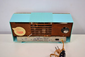 Celeste Blue Mid Century 1952 Firestone Model 4-A-127 Vintage AM Radio Absolutely Stunning! - [product_type} - Firestone - Retro Radio Farm