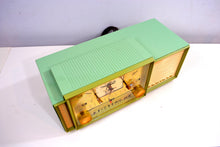 Load image into Gallery viewer, SOLD! - Feb. 6, 2019 - Beautiful Pastel Green 1958 Admiral 298 Antique Tube AM Clock Radio - [product_type} - Admiral - Retro Radio Farm