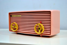 Load image into Gallery viewer, SOLD! - Aug 16, 2019 - Powder Pink 1957 Motorola 57R Tube AM Antique Radio Real Cutie! - [product_type} - Motorola - Retro Radio Farm
