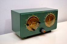 画像をギャラリービューアに読み込む, SOLD! -Nov 22, 2019 - Mariner Green 1954 General Electric Model 566 Retro AM Clock Radio Porthole Design Sounds Great! - [product_type} - General Electric - Retro Radio Farm