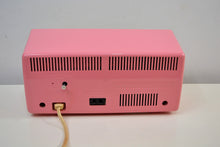 Load image into Gallery viewer, Cameo Pink 1958 Emerson Model 916-B Tube AM Clock Radio Sounds Great! - [product_type} - Emerson - Retro Radio Farm