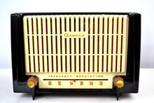 Load image into Gallery viewer, SOLD! - Nov 7, 2018 - Black and White 1955 Granco Model 7TAF FM Tube Antique Radio Rare and Sounds Great! - [product_type} - Granco - Retro Radio Farm