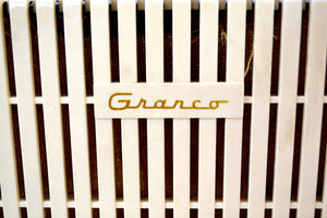 SOLD! - Nov 7, 2018 - Black and White 1955 Granco Model 7TAF FM Tube Antique Radio Rare and Sounds Great! - [product_type} - Granco - Retro Radio Farm