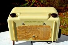 Load image into Gallery viewer, SOLD! - Nov 15, 2017 - BLUETOOTH MP3 Ready - ANTIQUE IVORY Vintage Deco Retro 1946 Hoffman Model A200 AM Bakelite Tube Radio Excellent Working Condition! - [product_type} - Hoffman - Retro Radio Farm