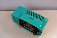Load image into Gallery viewer, SOLD! - Nov 26, 2018 - True Turquoise 1957 General Electric Model 912D Tube AM Clock Radio - [product_type} - General Electric - Retro Radio Farm