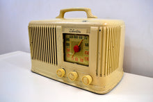 Load image into Gallery viewer, SOLD! - Dec. 13, 2019 - Ivory Cream Silvertone 1947 Model 6016 AM Tube Bakelite Radio Plays Like A Champ! - [product_type} - Silvertone - Retro Radio Farm