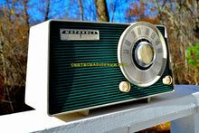 Load image into Gallery viewer, SOLD! - Dec 9, 2017 - HUNTER GREEN Mid Century Vintage 1962 Motorola Model A24N AM Tube Radio Sounds Great! - [product_type} - Motorola - Retro Radio Farm