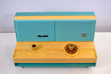 Load image into Gallery viewer, SOLD! - Nov. 25, 2018 - Mermaid Turquoise Vintage 1960 Sylvania Model 5C12 AM Radio - [product_type} - Sylvania - Retro Radio Farm