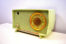 Charger l&#39;image dans la galerie, SOLD! - Nov. 21, 2019 - Julep Green Mid Century Retro Vintage 1956 RCA Victor Model 6-X-7 AM Tube Radio Excellent Condition! - [product_type} - RCA Victor - Retro Radio Farm
