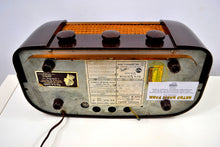 Charger l&#39;image dans la galerie, SOLD! - Nov 30, 2019 - Sienna Brown Bakelite 1946 RCA Victor 66X1 AM Shortwave Tube Radio Excellent Condition Works Great! - [product_type} - RCA Victor - Retro Radio Farm
