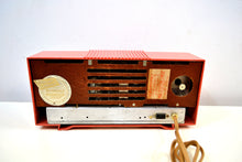 Load image into Gallery viewer, Salmon Pink 1952 Firestone Model 4-A-127 Vintage AM Radio Fantastic Catch! - [product_type} - Firestone - Retro Radio Farm