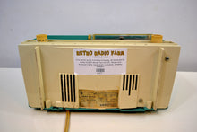 画像をギャラリービューアに読み込む, SOLD! - Dec 27, 2019 - Turquoise and White 1959 RCA Victor 9-C-7LE Tube AM Clock Radio Works Great! - [product_type} - RCA Victor - Retro Radio Farm