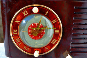SOLD! - Nov 27, 2017 - BLUETOOTH MP3 READY - Art Deco 1952 General Electric Model 66 AM Brown Bakelite Tube Clock Radio Totally Restored! - [product_type} - General Electric - Retro Radio Farm