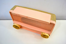 Load image into Gallery viewer, Cotillion Pink and Gold 1959 Motorola Model 5T13P Vacuum Tube AM Radio Sounds and Looks Heavenly! - [product_type} - Motorola - Retro Radio Farm