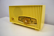 Load image into Gallery viewer, SOLD! - Jan. 8, 2020 - Limoncello Yellow Mid Century 1961 Philco Model K822-124 Tube AM Radio Cool Color! - [product_type} - Philco - Retro Radio Farm