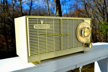 Load image into Gallery viewer, SOLD! - Aug 26, 2018 - BLUETOOTH MP3 Ready - Ivory Cream 1959-1960 General Electric Model T-141A Retro AM Clock Radio Works and Sounds Great! - [product_type} - General Electric - Retro Radio Farm