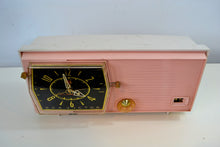 Charger l&#39;image dans la galerie, SOLD! - Feb 5, 2019 - Princess Pink Mid Century Retro RCA Victor C-51F 1959 Clock Radio - [product_type} - RCA Victor - Retro Radio Farm