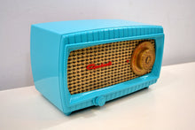 Load image into Gallery viewer, SOLD! - Dec 12, 2019 - TURQUOISE AND WICKER Vintage 1949 Capehart Model 3T55B AM Vacuum Tube Radio Totally Restored! - [product_type} - Capehart - Retro Radio Farm