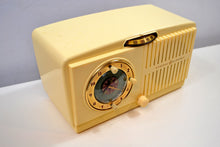 Load image into Gallery viewer, SOLD! - Jan 4, 2020 - Ivory White Vintage 1954 General Electric Model 516 AM Tube Radio Solid Player Popular Model! - [product_type} - General Electric - Retro Radio Farm