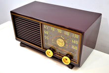 Load image into Gallery viewer, SOLD! - Dec 16, 2019 - Bordeaux Burgundy 1953 Philco Model 53-562 Transitone AM Radio with Civil Service and Sounds Great! - [product_type} - Philco - Retro Radio Farm