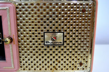 Load image into Gallery viewer, Fifth Avenue Pink 1957 Bulova Model 120 Tube AM Clock Radio Sounds Mah-valous! - [product_type} - Bulova - Retro Radio Farm