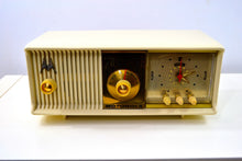 Load image into Gallery viewer, SOLD! - Aug 8, 2019 - Alabaster Ivory 1957 Motorola 57CC Tube AM Clock Radio Excellent Condition Sounds Great! - [product_type} - Motorola - Retro Radio Farm