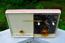 Charger l&#39;image dans la galerie, SOLD! - Oct 1, 2017 - PINK BEAUTY Mid-Century Retro Vintage 1959 Philco Model J772-124 AM Tube Clock Radio Totally Restored! - [product_type} - Philco - Retro Radio Farm