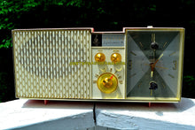 Load image into Gallery viewer, SOLD! - June 21, 2017 - BIARRITZ PINK Mid Century Vintage Retro 1962 Emerson Lifetimer III Model G1706 Tube AM Clock Radio - [product_type} - Emerson - Retro Radio Farm