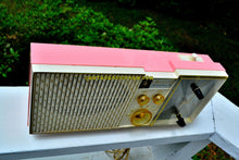 Load image into Gallery viewer, SOLD! - June 21, 2017 - BIARRITZ PINK Mid Century Vintage Retro 1962 Emerson Lifetimer III Model G1706 Tube AM Clock Radio - [product_type} - Emerson - Retro Radio Farm