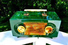 Charger l&#39;image dans la galerie, SOLD! - June 26, 2017 - CANDY APPLE GREEN Mid Century Retro Jetsons Vintage 1955 Zenith Model R511F AM Tube Radio Near Mint! - [product_type} - Zenith - Retro Radio Farm
