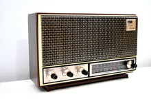 Load image into Gallery viewer, Wood Grain and Modern Metal 1967-71 Arvin 36R07 AM FM Vintage Solid State Radio Sounds Outta-site!
