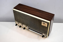 Load image into Gallery viewer, Wood Grain and Modern Metal 1967-71 Arvin 36R07 AM FM Vintage Solid State Radio Sounds Outta-site!