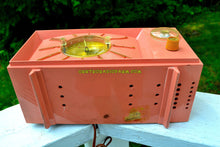 Charger l&#39;image dans la galerie, SOLD! - Aug 4, 2017 - ROSE PINK Mid Century Retro 1959 Westinghouse Model H545T5A Tube AM Clock Radio Totally Restored! - [product_type} - Westinghouse - Retro Radio Farm