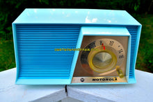 Load image into Gallery viewer, SOLD! - July 4, 2017 - TUXEDO BLUE Mid Century Retro 1962 Motorola A17B3 Tube AM Radio Cool Model Rare Color! Near Mint! - [product_type} - Motorola - Retro Radio Farm