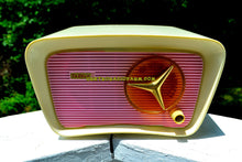 画像をギャラリービューアに読み込む, SOLD! - Oct 11, 2017 - SO JETSONS LOOKING Retro Vintage Pink and White 1959 Travler T204 AM Tube Radio So Cute! - [product_type} - Travler - Retro Radio Farm
