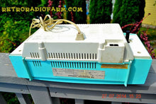 Load image into Gallery viewer, SOLD! - Sept. 29, 2014 - STUNNING AQUA BLUE Retro Jetsons 1957 Magnavox C5 Tube AM Clock Radio WORKS! - [product_type} - Magnavox - Retro Radio Farm