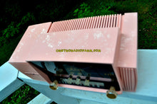 Load image into Gallery viewer, SOLD! - July 17, 2017 - COUPE DE VILLE PINK Mid Century Jetsons 1959 General Electric Model 915 Tube AM Clock Radio Totally Restored! - [product_type} - General Electric - Retro Radio Farm