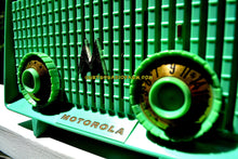 Load image into Gallery viewer, SOLD! - Dec 9, 2017 - SEA GREEN  Mid Century Vintage Motorola Model 56R Sea Green 1957 AM Tube Radio Rare! Works Great and Excellent Condition! - [product_type} - Motorola - Retro Radio Farm