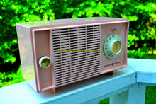 Charger l&#39;image dans la galerie, SOLD! - July 24, 2017 - BLUETOOTH MP3 READY - Powder Pink Mid Century Vintage 1959 General Electric Model T-125A Tube Radio Sounds Great! - [product_type} - General Electric - Retro Radio Farm