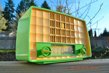 Charger l&#39;image dans la galerie, SOLD! - June 21, 2014 - CHARTREUSE GREEN Very Rare Vintage 1954 Philips P143-3 Tube AM Radio Works! - [product_type} - Philips - Retro Radio Farm