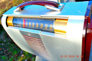 SOLD! - Jan 29, 2014 - BEAUTIFUL Post War Industrial Portable 1947 RCA Victor 66BX Tube Radio Works! - [product_type} - Admiral - Retro Radio Farm