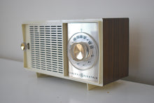 Load image into Gallery viewer, Bluetooth Ready To Go - Wood Paneling and White 1966 General Electric Model T-199D AM Vacuum Tube Radio Works Great!