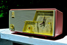 Charger l&#39;image dans la galerie, SOLD! - June 18, 2017 - CAMEO PINK Mid Century Vintage Retro 1958 Emerson Tube AM Clock Radio Sounds Great! - [product_type} - Emerson - Retro Radio Farm