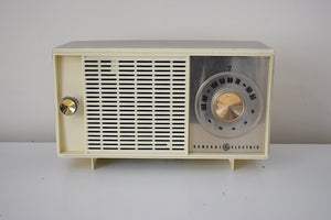 Bluetooth Ready To Go - Wood Paneling and White 1966 General Electric ...