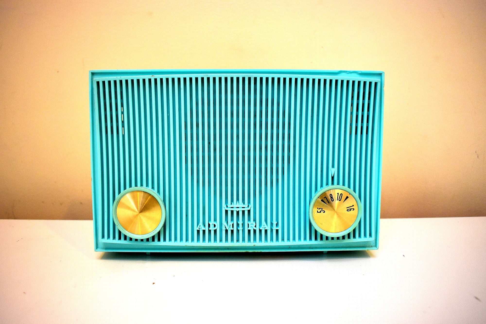 Bluetooth Ready To Go - Beryl Aqua Blue Vintage 1963-64 Admiral 