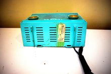 Load image into Gallery viewer, Bluetooth Ready To Go - Beryl Aqua Blue Vintage 1963-64 Admiral &quot;Sonnet&quot; Model Y3109A Vacuum Tube Radio Sounds Great! Beautiful Color!