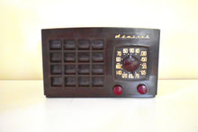 Load image into Gallery viewer, Mocha Brown Bakelite 1949-1951 Admiral Model 5R10 Vacuum Tube Radio Excellent Condition! Sounds Great!